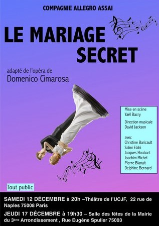 Affiche Le Mariage Secret