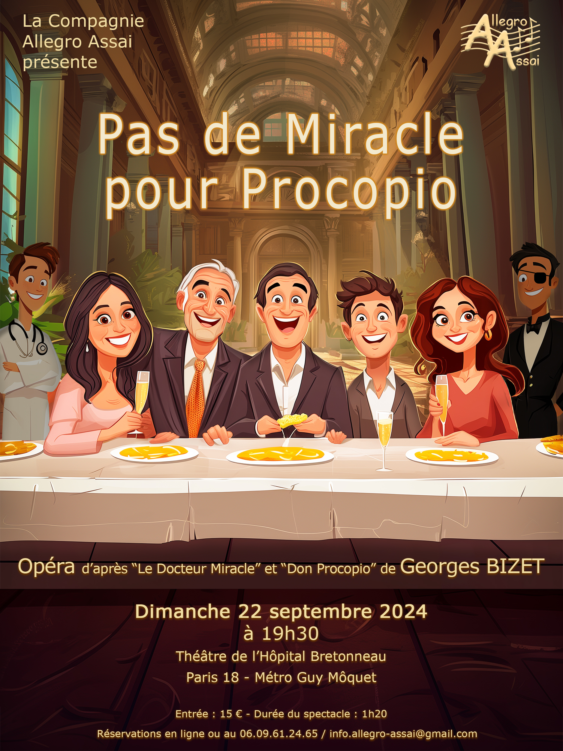 Affiche Pas de Miracle pour Procopio