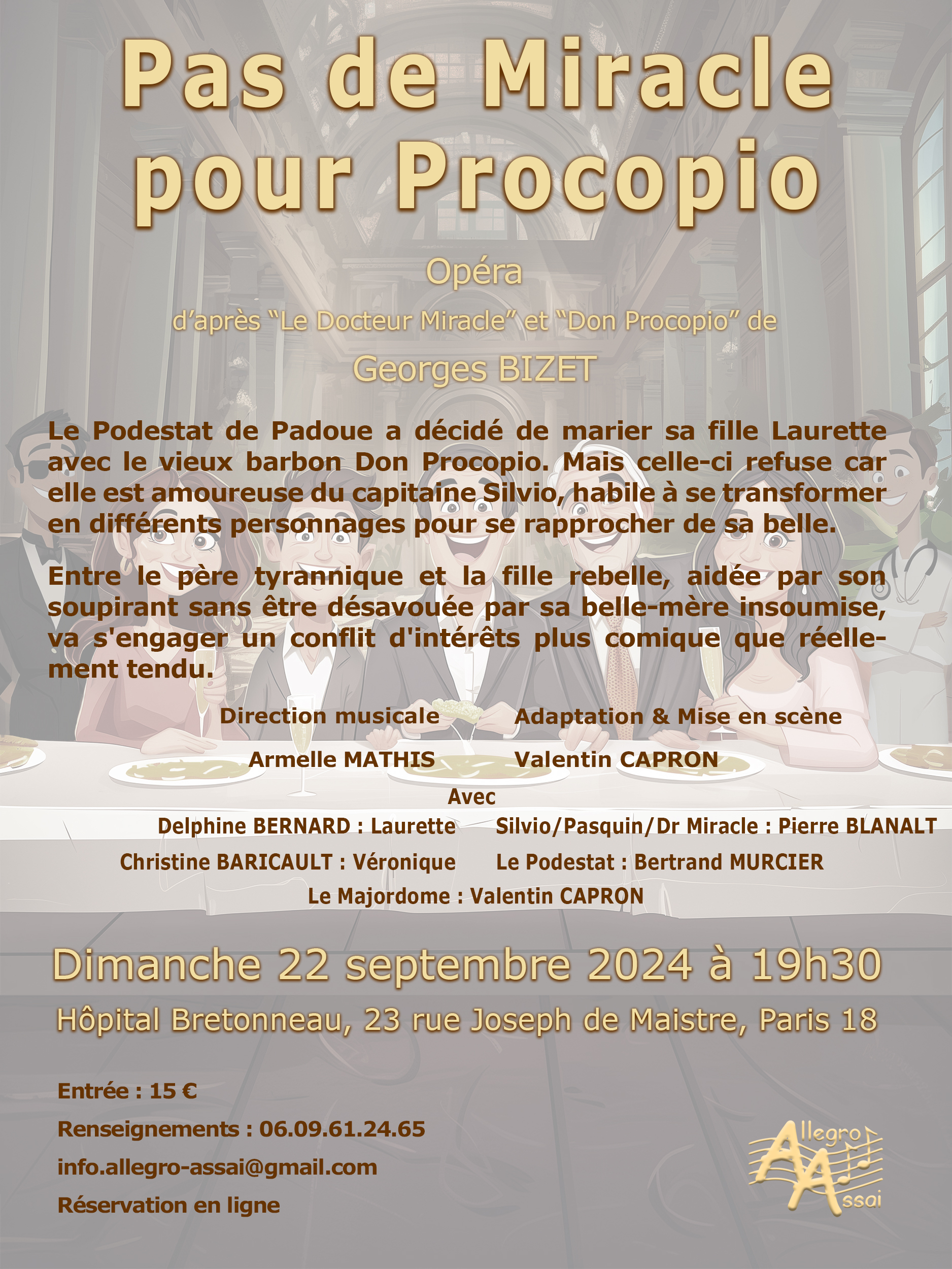 Affiche Pas de Miracle pour Procopio